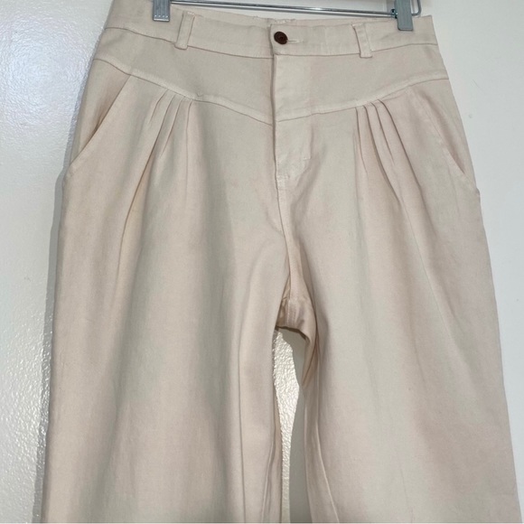 Sugar High Love Stoned cream Study Hall Skinny Pant size 6 - Picture 2 of 4